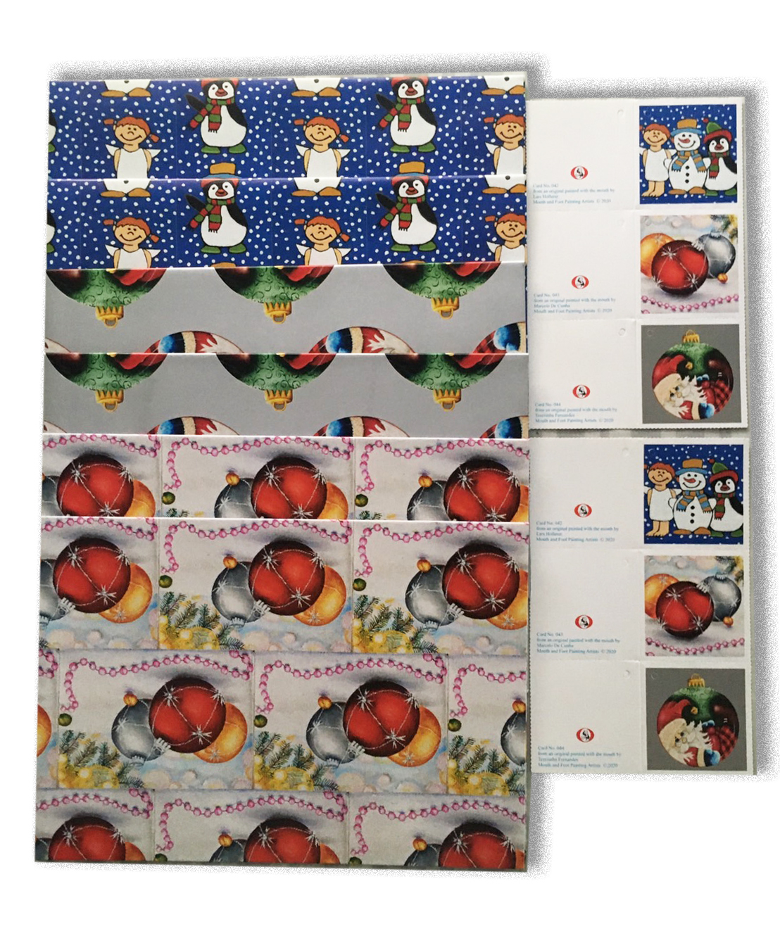 6 wrapping paper + 2 gift tags